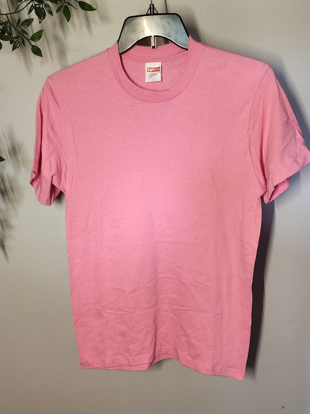 Supreme Pink Short Sleeve Crewneck Tee - New Women's Small